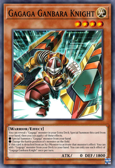 Gagaga Ganbara Knight - [DUAD-EN002] Super Rare - DUAD PRE-ORDER, SHIPS 5/07/2025  - TCG Collector NZ - Yu-Gi-Oh Singles