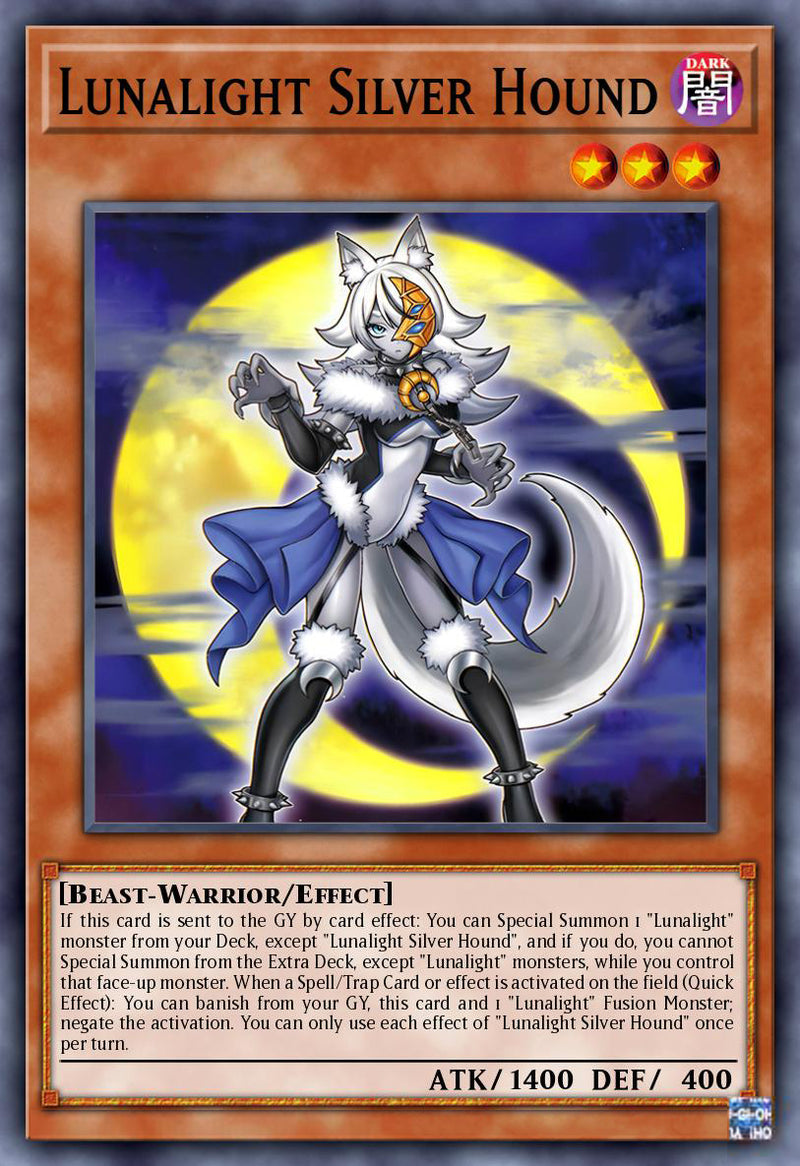 Lunalight Silver Hound - [DUAD-EN006] Common - DUAD PRE-ORDER, SHIPS 5/07/2025  - TCG Collector NZ - Yu-Gi-Oh Singles