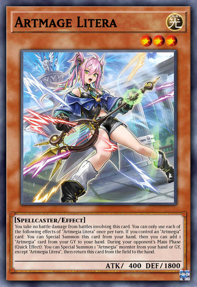 Artmage Litera - [DUAD-EN011] Super Rare - DUAD PRE-ORDER, SHIPS 5/07/2025  - TCG Collector NZ - Yu-Gi-Oh Singles