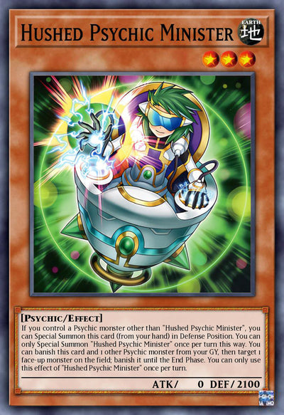 Hushed Psychic Minister - [DUAD-EN014] Common - DUAD PRE-ORDER, SHIPS 5/07/2025  - TCG Collector NZ - Yu-Gi-Oh Singles