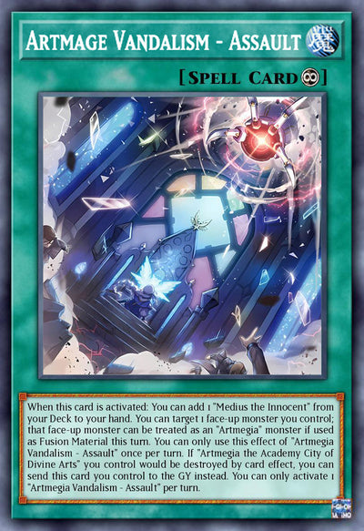 Artmage Vandalism -Assault- - [DUAD-EN057] Common - DUAD PRE-ORDER, SHIPS 5/07/2025  - TCG Collector NZ - Yu-Gi-Oh Singles