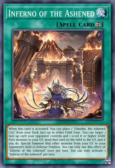Inferno of the Ashened - [DUAD-EN064] Common - DUAD PRE-ORDER, SHIPS 5/07/2025  - TCG Collector NZ - Yu-Gi-Oh Singles