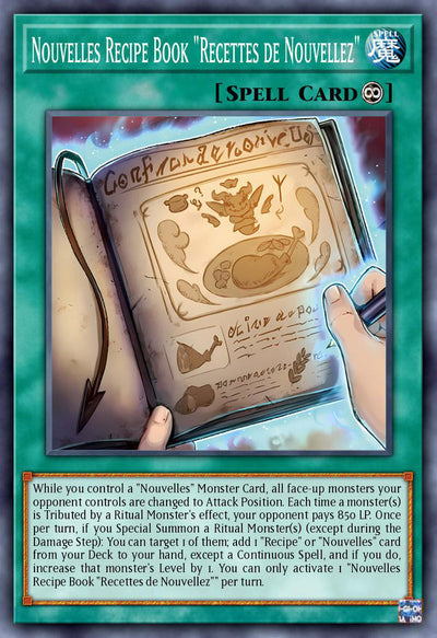 Nouvelles Recipe Book Recettes de Nouvellez"" - [DUAD-EN067] Common - DUAD PRE-ORDER, SHIPS 5/07/2025  - TCG Collector NZ - Yu-Gi-Oh Singles