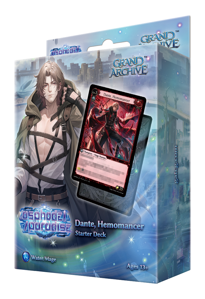 Grand Archive - .asphodel/paradise: Dante, Hemomancer Starter Deck *Sealed* (PRE-ORDER, SHIPS AUG 21ST)