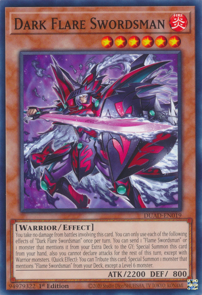 Dark Flare Swordsman [DUAD-EN019] Common