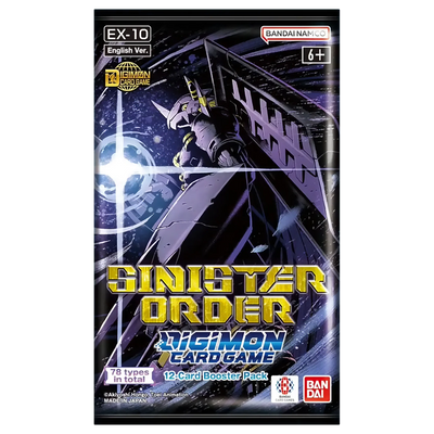 Digimon Card Game - Sinister Order Booster Box (EX10) *Sealed* (PRE-ORDER, SHIPS SEPT 29TH)