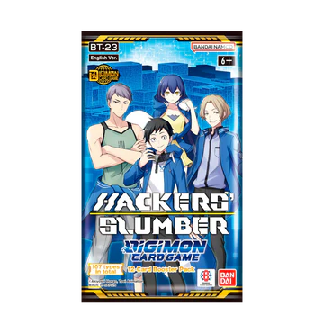 Digimon Card Game - Hacker's Slumber Booster Box (BT23) *Sealed* (PRE-ORDER, SHIPS OCT 24TH)