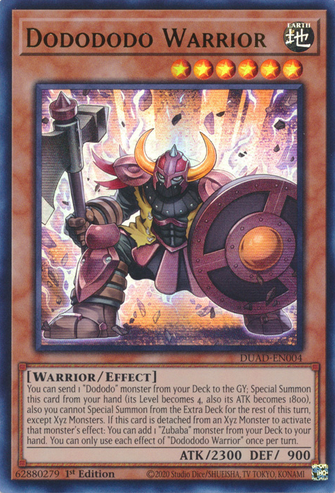 Dodododo Warrior [DUAD-EN004] Ultra Rare