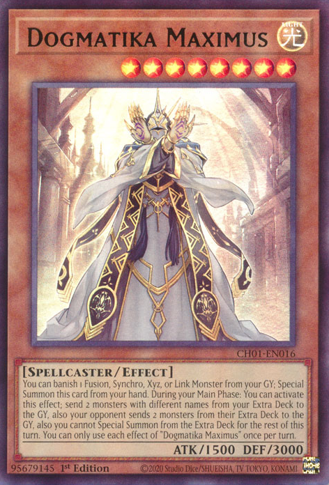 Dogmatika Maximus [CH01-EN016] Ultra Rare