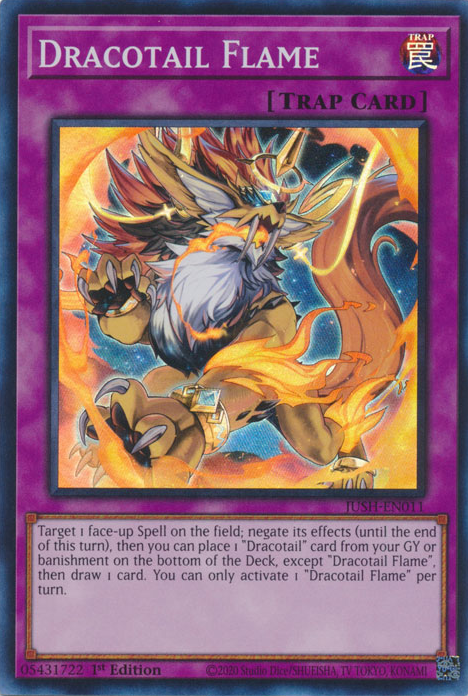 Dracotail Flame (Super Rare) [JUSH-EN011] Super Rare