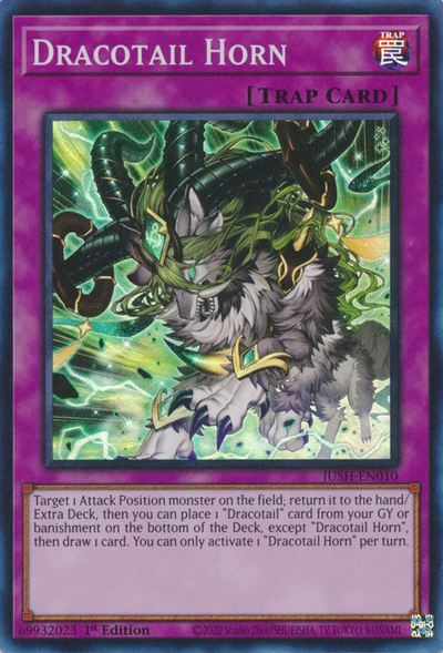 Dracotail Horn (Super Rare) [JUSH-EN010] Super Rare