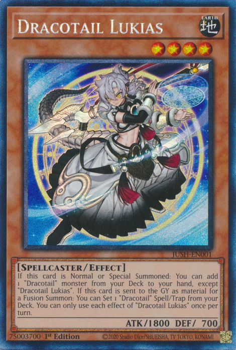 Dracotail Lukias (CR) [JUSH-EN001] Collector's Rare