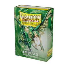Dragonshield Sleeves - Matte Emerald (Japanese Size)