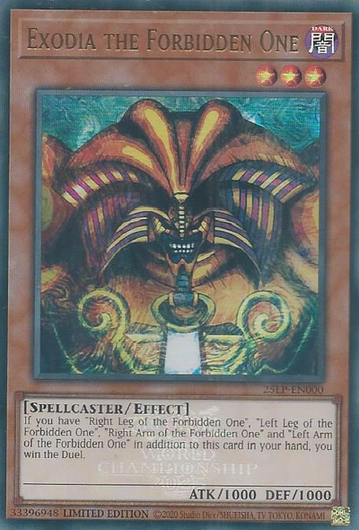 Exodia the Forbidden One [25LP-EN000] Ultra Rare
