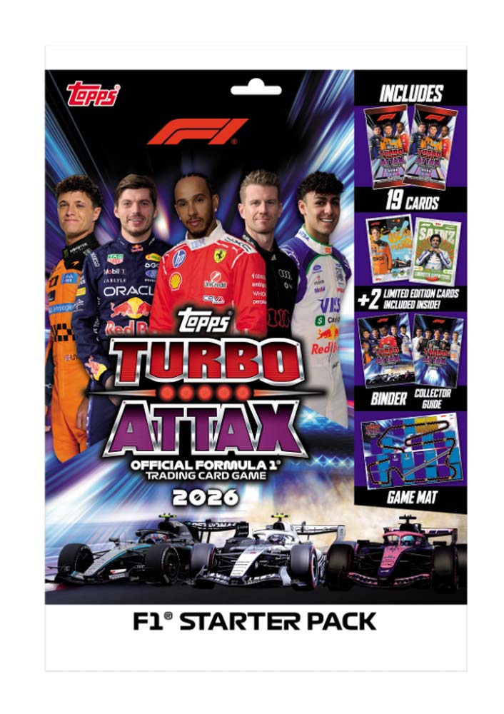 2026 Turbo ATTAX Formula 1 - Starter Pack (PRE-ORDER, SHIPS 30TH SEPT)