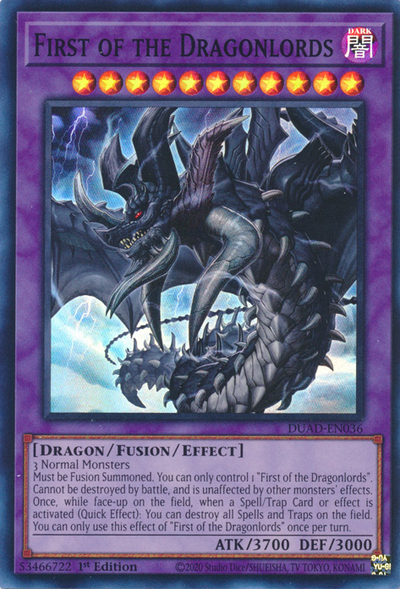 First of the Dragonlords [DUAD-EN036] Super Rare