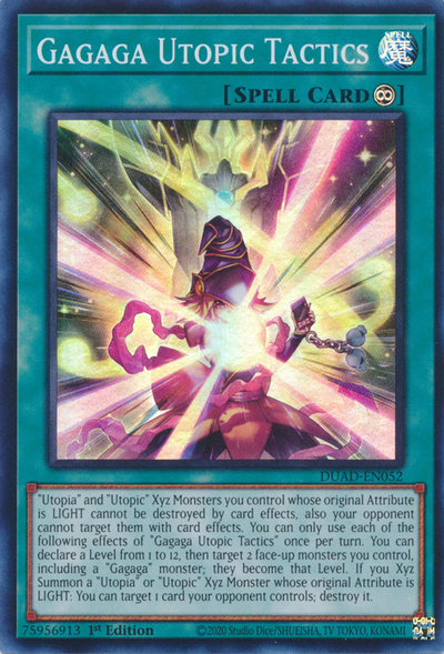 Gagaga Utopic Tactics [DUAD-EN052] Super Rare