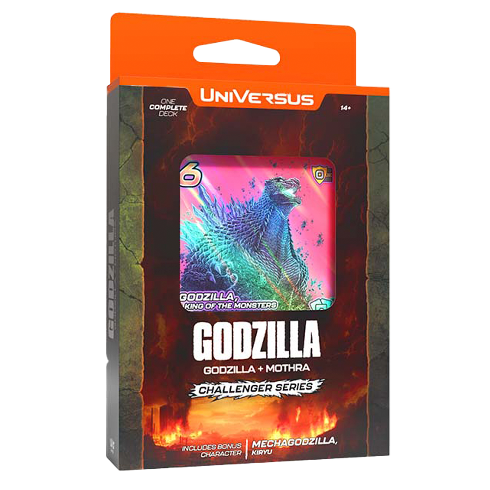 UniVersus Challenger Decks Godzilla: Godzilla + Mothra | King Ghidorah + Rodan *Sealed*