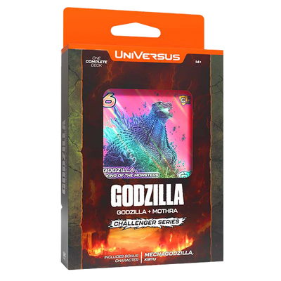 UniVersus Challenger Decks Godzilla: Godzilla + Mothra | King Ghidorah + Rodan *Sealed*