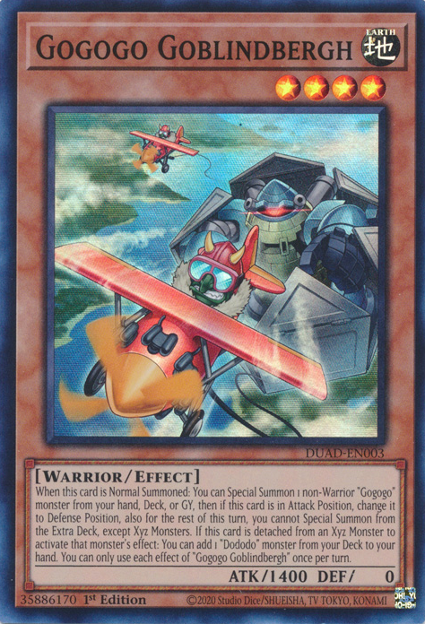 Gogogo Goblindbergh [DUAD-EN003] Super Rare