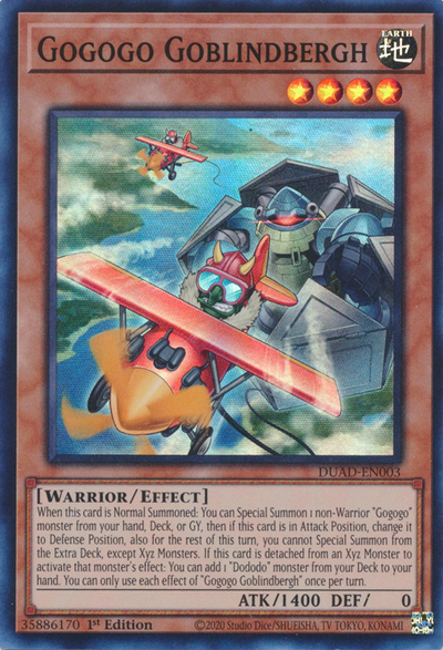 Gogogo Goblindbergh [DUAD-EN003] Super Rare