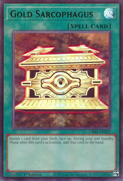 Gold Sarcophagus [CH01-EN032] Ultra Rare