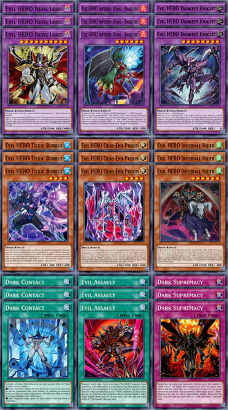 Evil HERO Deck Base - (SUDA)