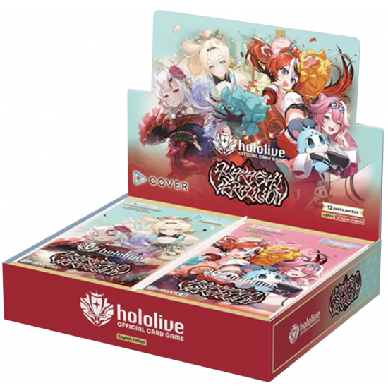 Hololive Official Card Game: Ayakashi Vermilion Booster Box [hBP06e] *Sealed* (PRE-ORDER SHIPS JUNE 19TH)