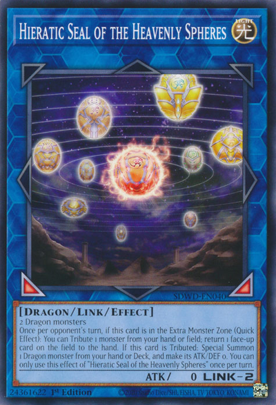 Hieratic Seal of the Heavenly Spheres - [SDWD-EN040] Common - SDWD PRE-ORDER, SHIPS 19/02/2025  - TCG Collector NZ - Yu-Gi-Oh Singles