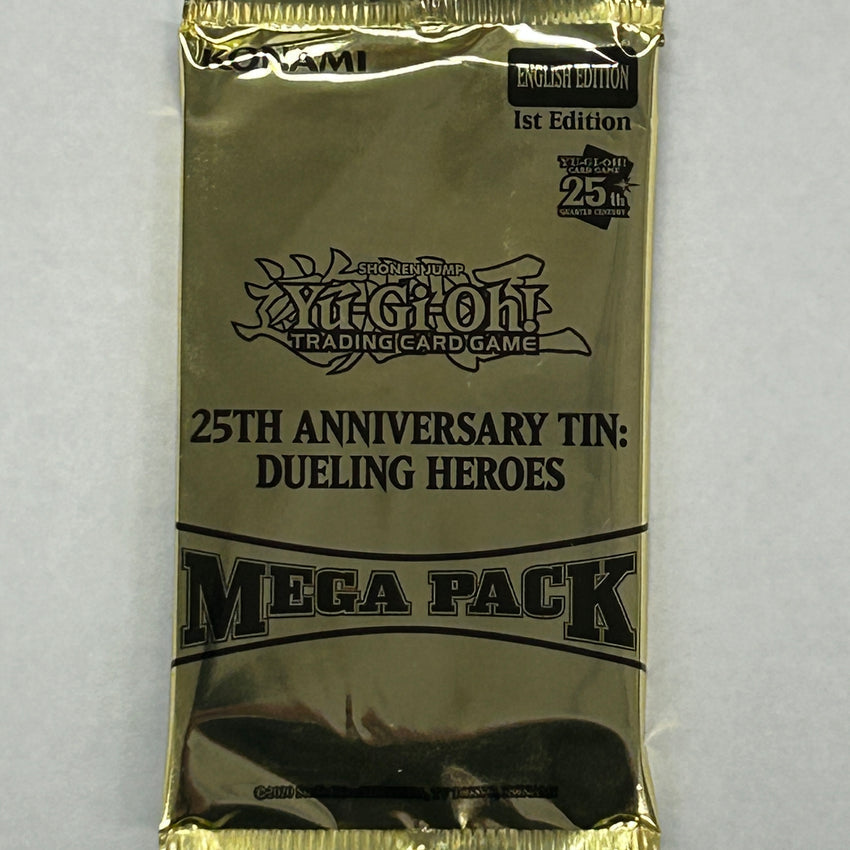 Yugioh! Booster Packs: 2023 25th Anniversary Tin: Dueling Heroes MEGA PACK *Sealed*