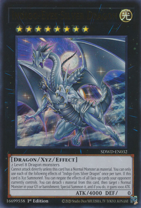 Indigo-Eyes Silver Dragon - [SDWD-EN032] Ultra Rare - SDWD PRE-ORDER, SHIPS 19/02/2025  - TCG Collector NZ - Yu-Gi-Oh Singles