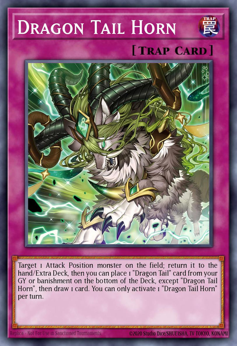 Dracotail Horn - [JUSH-EN010 (SR)] Super Rare - JUSH PRE-ORDER, SHIPS 31/07/2025  - TCG Collector NZ - Yu-Gi-Oh Singles