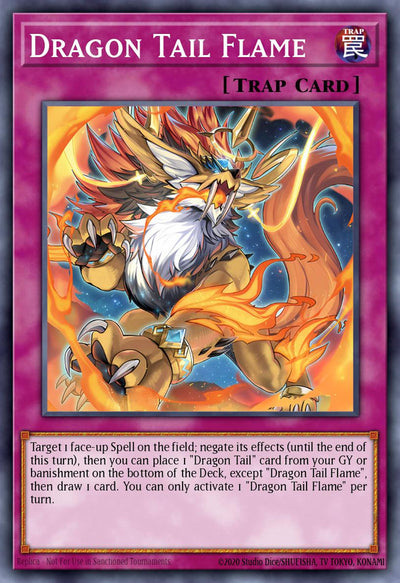 Dracotail Flame - [JUSH-EN011 (SR)] Super Rare - JUSH PRE-ORDER, SHIPS 31/07/2025  - TCG Collector NZ - Yu-Gi-Oh Singles