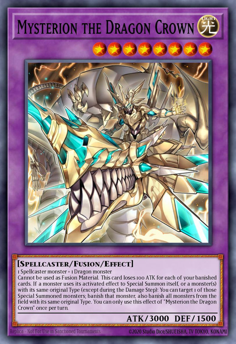 Mysterion the Dragon Crown - [JUSH-EN013] Rare - JUSH PRE-ORDER, SHIPS 31/07/2025  - TCG Collector NZ - Yu-Gi-Oh Singles