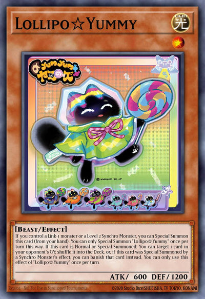Lollipo☆Yummy - [JUSH-EN018 (SLR)] Starlight Rare - JUSH PRE-ORDER, SHIPS 31/07/2025  - TCG Collector NZ - Yu-Gi-Oh Singles