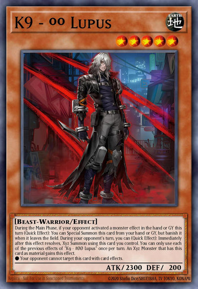 K9-ØØ Lupis - [JUSH-EN034 (SLR)] Starlight Rare - JUSH PRE-ORDER, SHIPS 31/07/2025  - TCG Collector NZ - Yu-Gi-Oh Singles