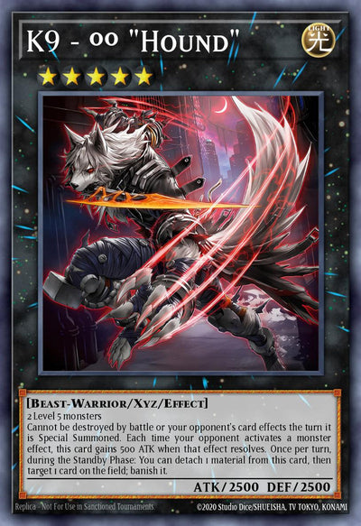 K9-ØØ "Hound" - [JUSH-EN036 (SR)] Super Rare - JUSH PRE-ORDER, SHIPS 31/07/2025  - TCG Collector NZ - Yu-Gi-Oh Singles