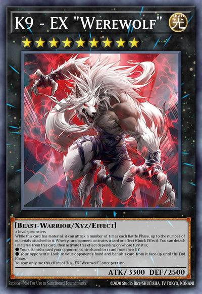 K9-X "Werewolf" - [JUSH-EN037] Super Rare - JUSH PRE-ORDER, SHIPS 31/07/2025  - TCG Collector NZ - Yu-Gi-Oh Singles
