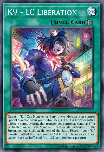 K9-LC Release Restraint - [JUSH-EN038] Rare - JUSH PRE-ORDER, SHIPS 31/07/2025  - TCG Collector NZ - Yu-Gi-Oh Singles