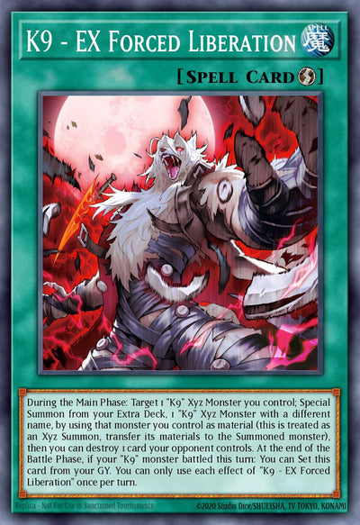 K9-X Forced Release - [JUSH-EN039] Super Rare - JUSH PRE-ORDER, SHIPS 31/07/2025  - TCG Collector NZ - Yu-Gi-Oh Singles
