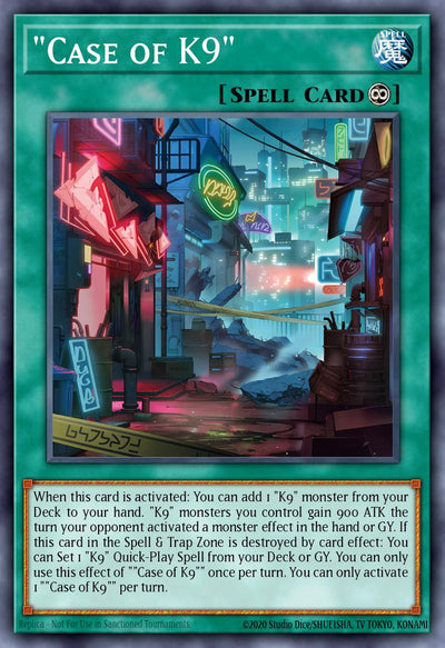 "A Case for K9" - [JUSH-EN040 (SLR)] Starlight Rare - JUSH PRE-ORDER, SHIPS 31/07/2025  - TCG Collector NZ - Yu-Gi-Oh Singles
