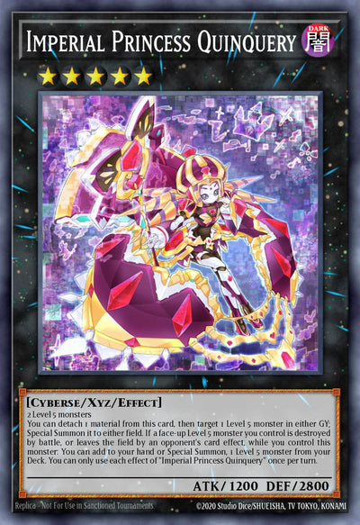 Imperial Princess Quinquery - [JUSH-EN045] Rare - JUSH PRE-ORDER, SHIPS 31/07/2025  - TCG Collector NZ - Yu-Gi-Oh Singles