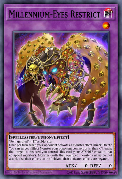 Millennium-Eyes Restrict - [JUSH-EN047] Rare - JUSH PRE-ORDER, SHIPS 31/07/2025  - TCG Collector NZ - Yu-Gi-Oh Singles