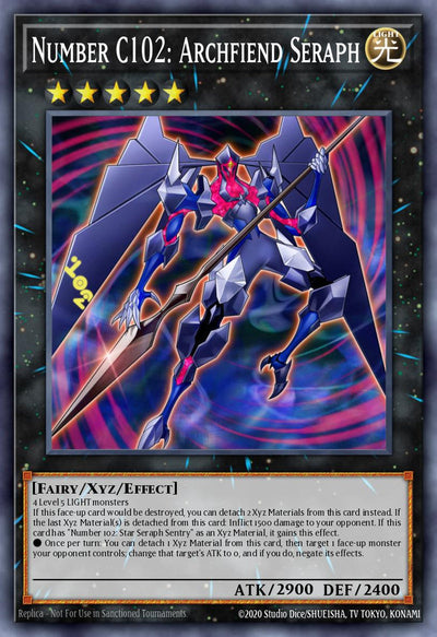 Number C102: Archfiend Seraph - [JUSH-EN056] Super Rare - JUSH PRE-ORDER, SHIPS 31/07/2025  - TCG Collector NZ - Yu-Gi-Oh Singles