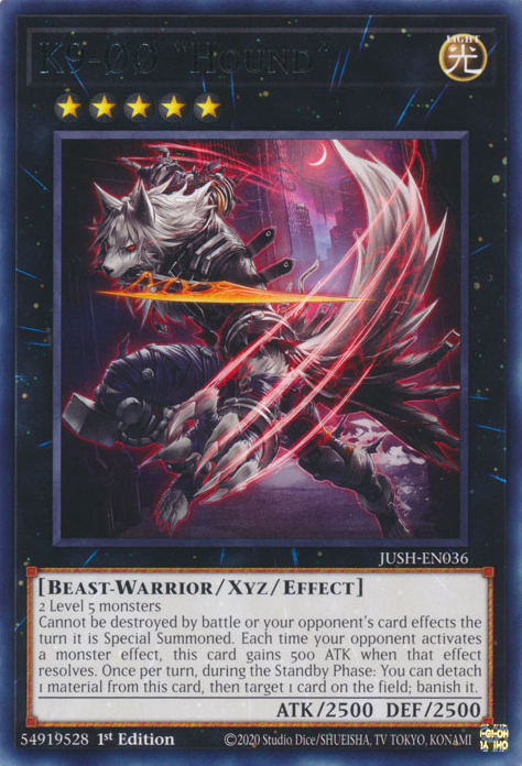 K9-00 "Hound" [JUSH-EN036] Rare