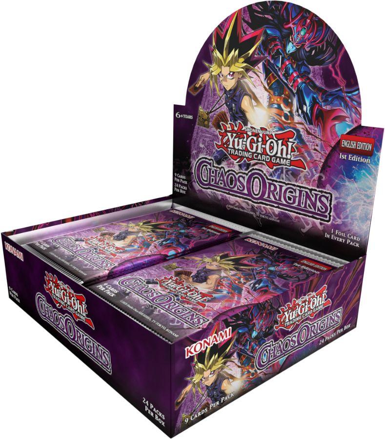 Yugioh! Booster Boxes: Chaos Origins *Sealed*