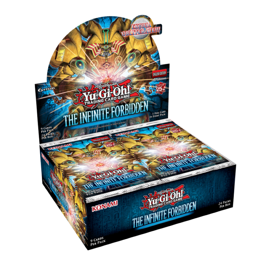 Yugioh! Booster Packs: The Infinite Forbidden *Sealed* (PRE-ORDER, SHIPS 18TH JULY)