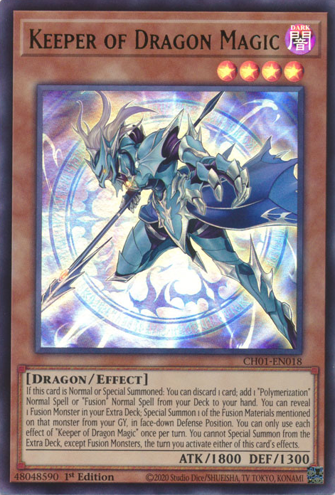Keeper of Dragon Magic [CH01-EN018] Ultra Rare