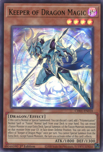 Keeper of Dragon Magic [CH01-EN018] Ultra Rare