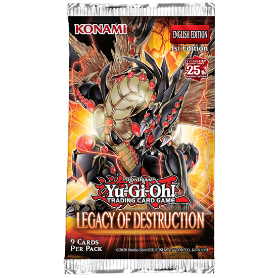Yugioh! Booster Packs: Legacy of Destruction *Sealed*